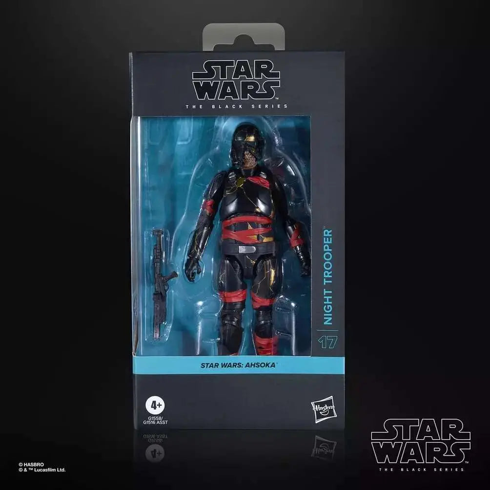 STAR WARS BLACK SERIES AHSOKA NIGHT TROOPER ACTION FIGURE HASBRO