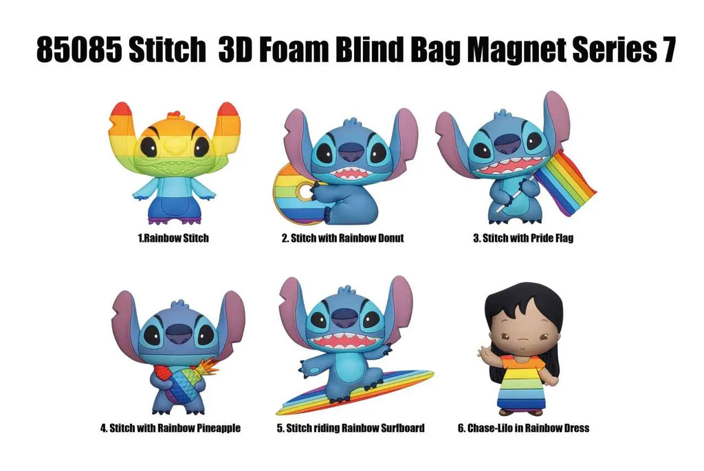 STITCH S.7 MAGNETS BLIND PACK DISPLAY 12 MONOGRAM