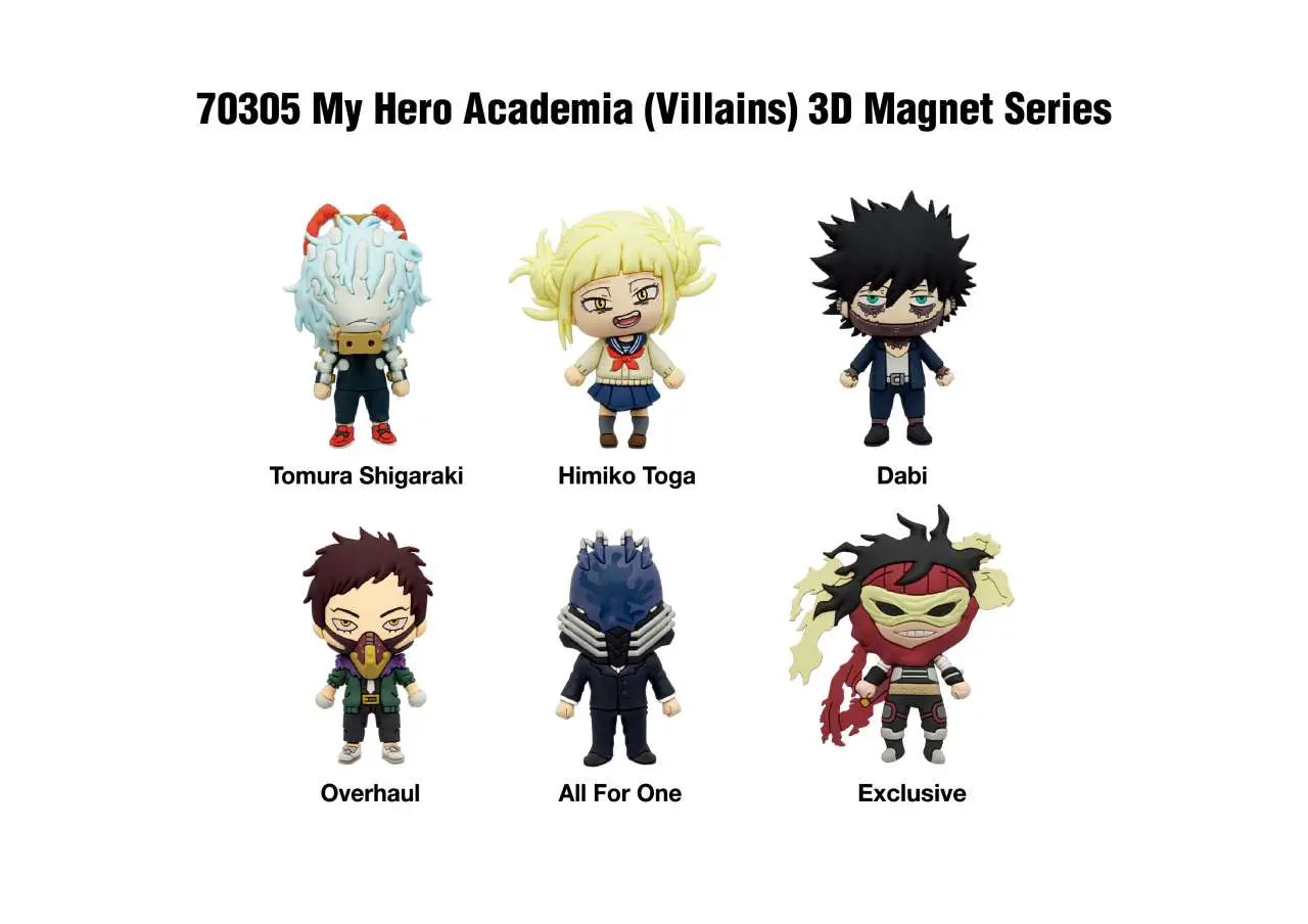 MY HERO ACADAMIA MAGNETS BLIND PACK DISPLAY 12 MONOGRAM