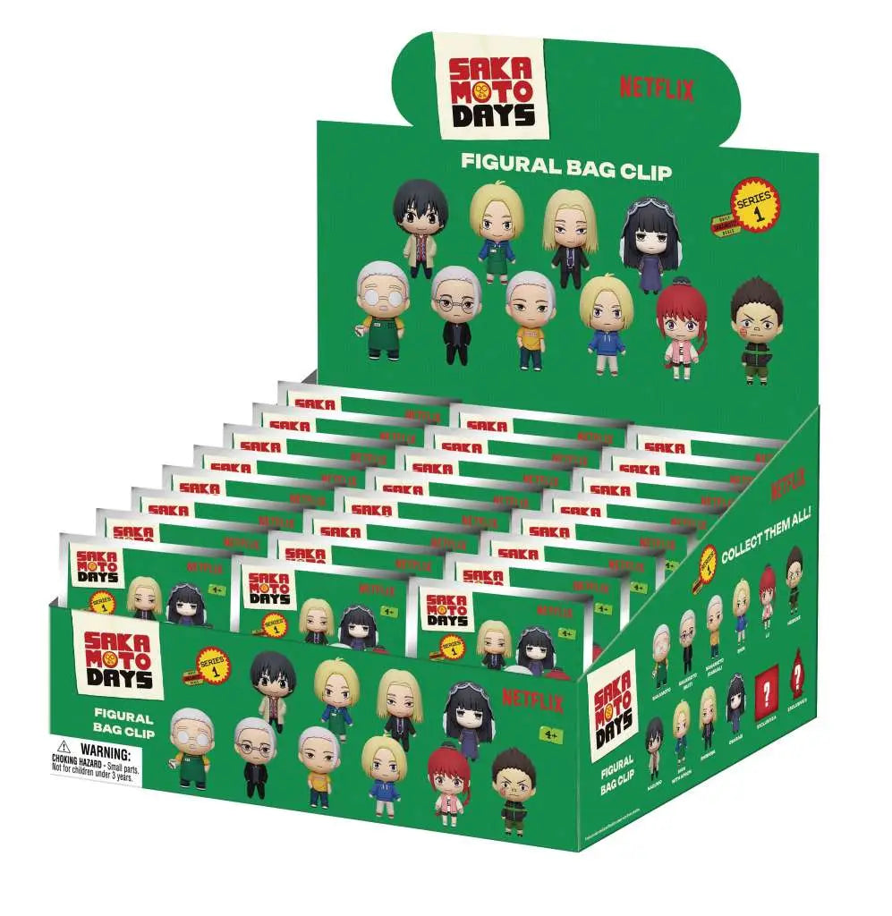 SAKAMOTO DAYS S.1 BAG CLIP BLIND BOX DISPLAY 24 MONOGRAM