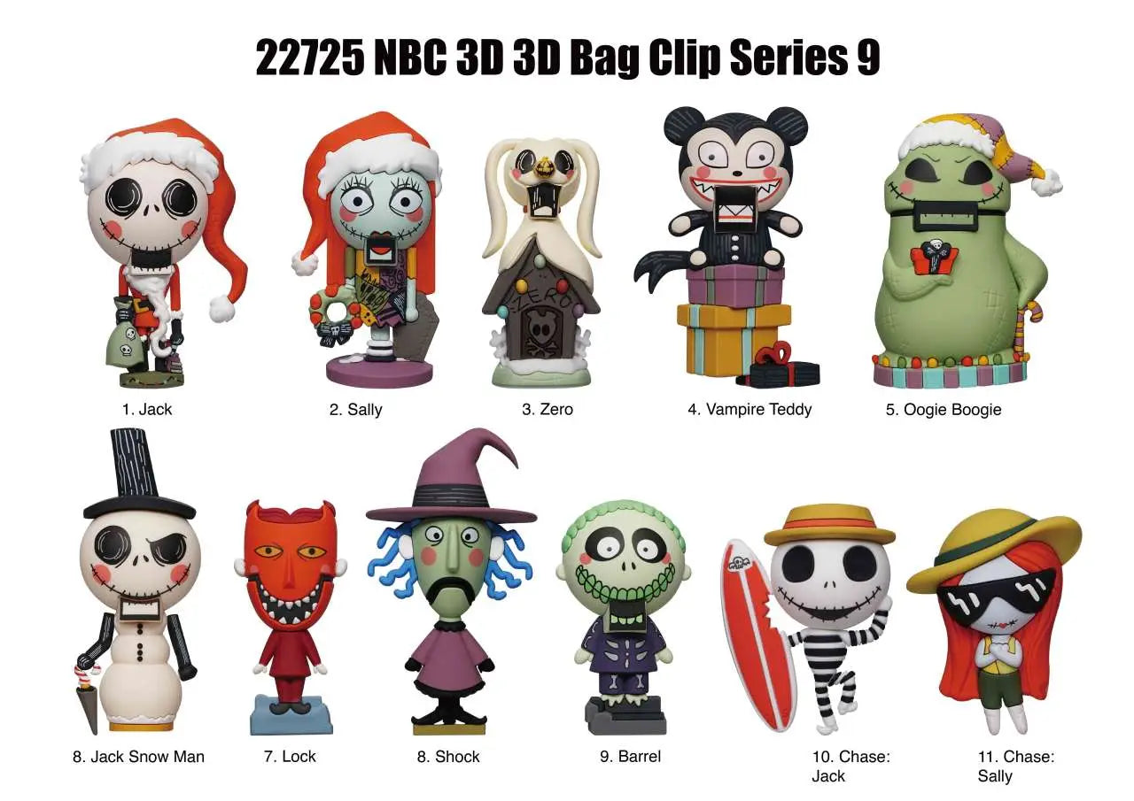 NBX S.9 BAG CLIP BLIND BOX DISPLAY 24 MONOGRAM