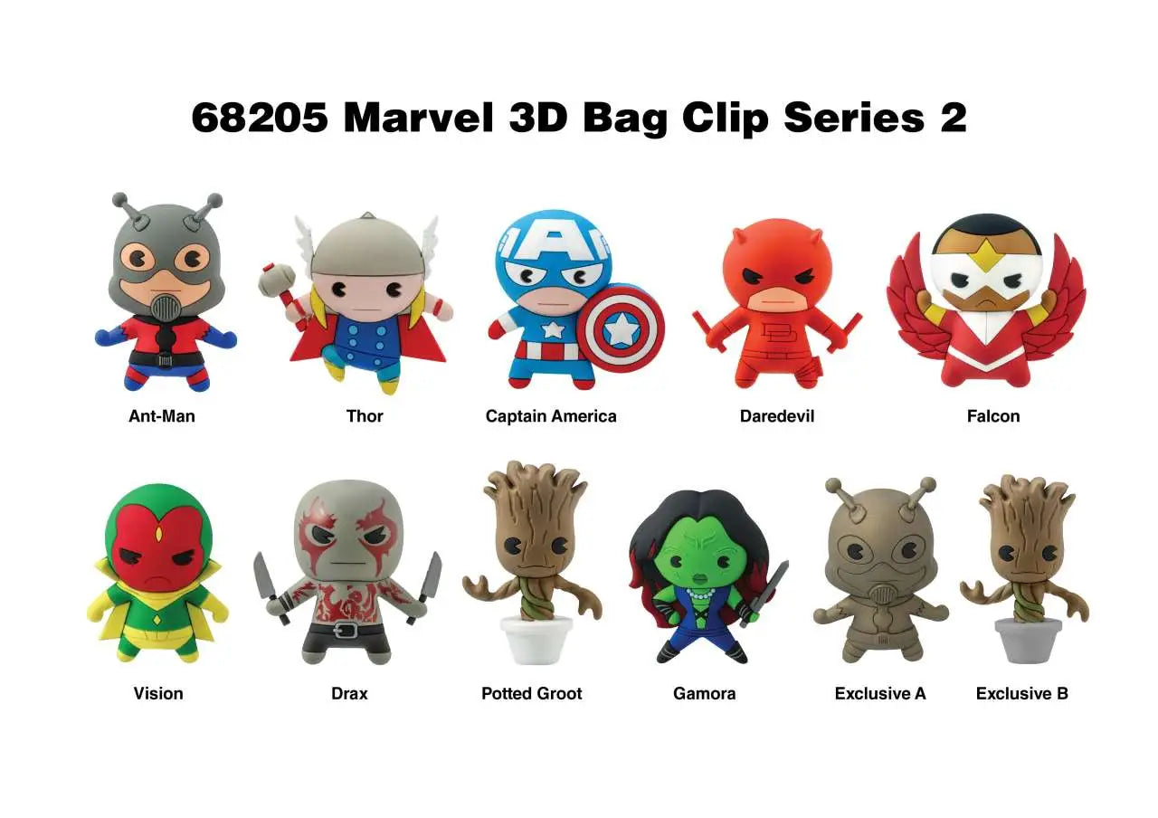 MARVLE S.2 BAG CLIP BLIND BOX DISPLAY 24 MONOGRAM