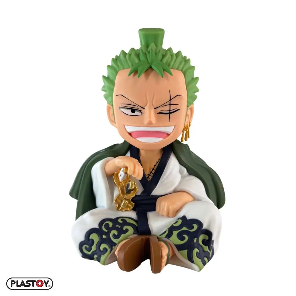 ONE PIECE ZOROJURO MONEY BOX PLASTOY