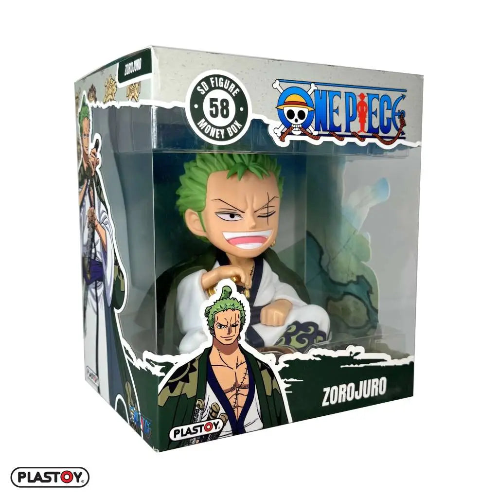 ONE PIECE ZOROJURO MONEY BOX PLASTOY