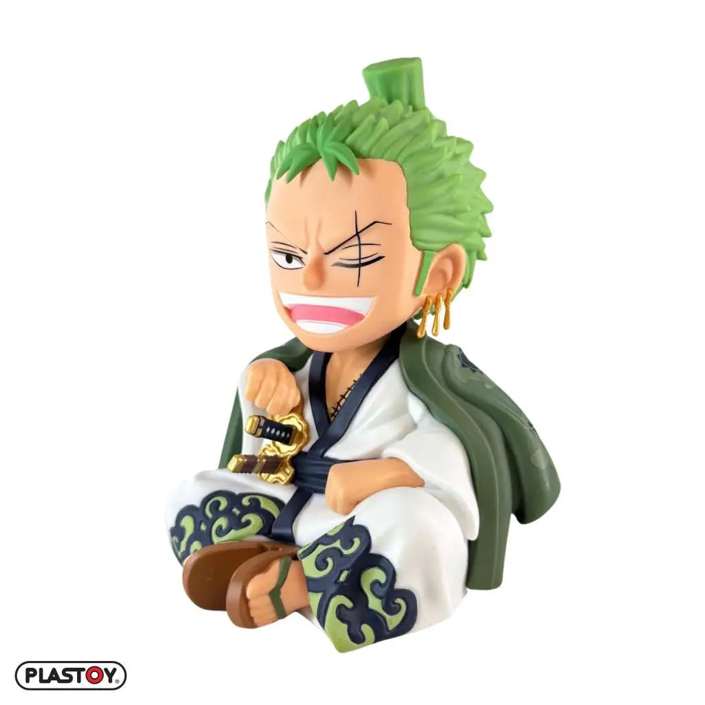 ONE PIECE ZOROJURO MONEY BOX PLASTOY