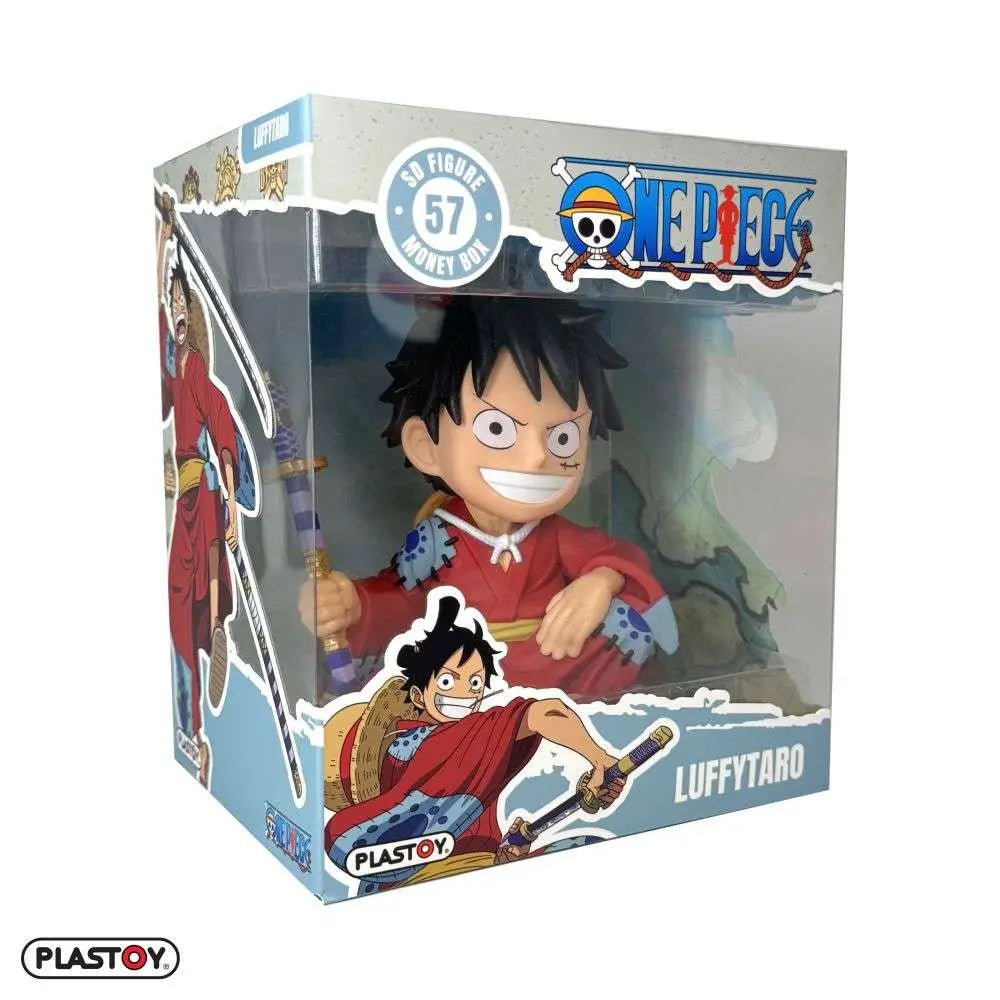 ONE PIECE LUFFYTARO MONEY BOX PLASTOY