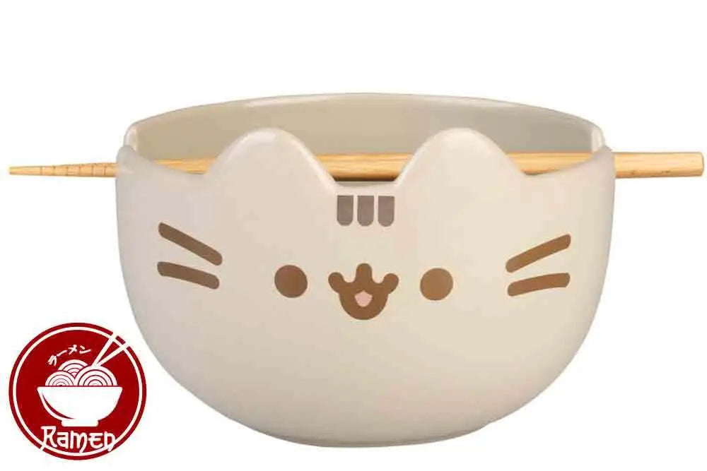 PUSHEEN RAMEN BOWL WITH CHOPSTICK GRUPO ERIK