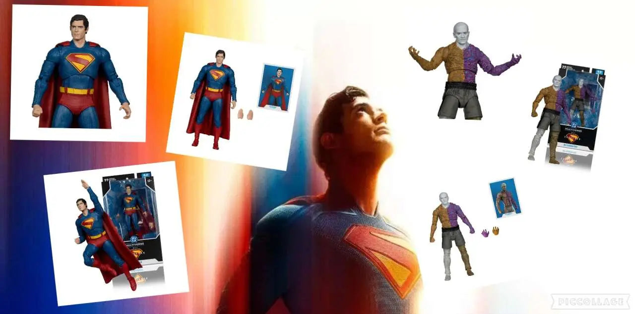 DC MULTIVERSE SUPERMAN MOVIE 2025 FIGURE SET (6) McFARLANE TOYS 2025