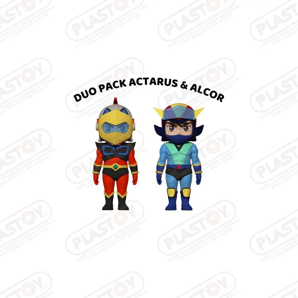 GRENDIZER ALCOR + ACTARUS FIGURES DUO PACK PLASTOY