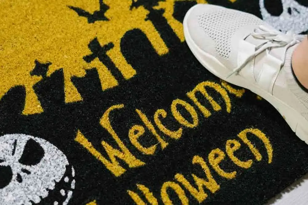 THE NIGHTMARE BEFORE CHRISTMAS HALLOWEEN TOWN DOORMAT GRUPO ERIK