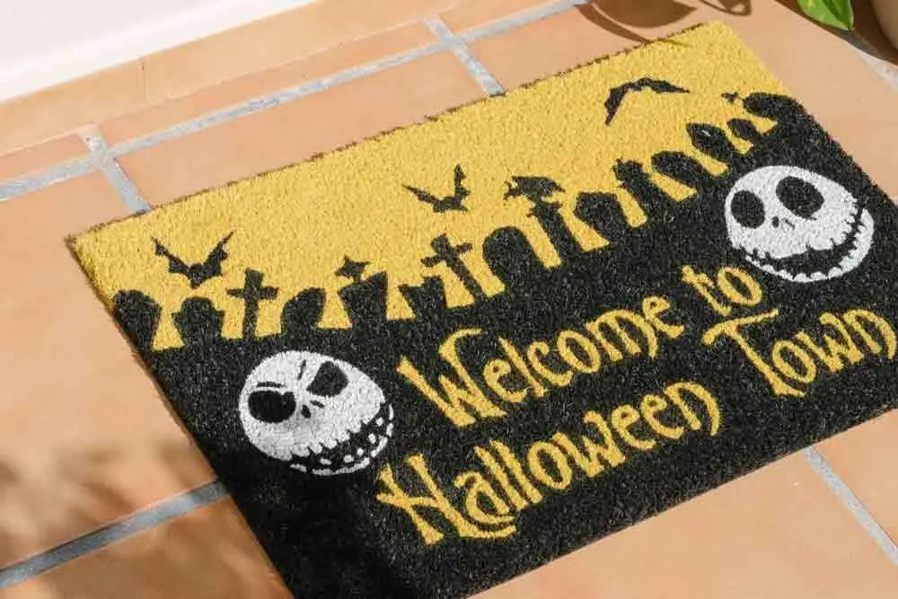 THE NIGHTMARE BEFORE CHRISTMAS HALLOWEEN TOWN DOORMAT GRUPO ERIK