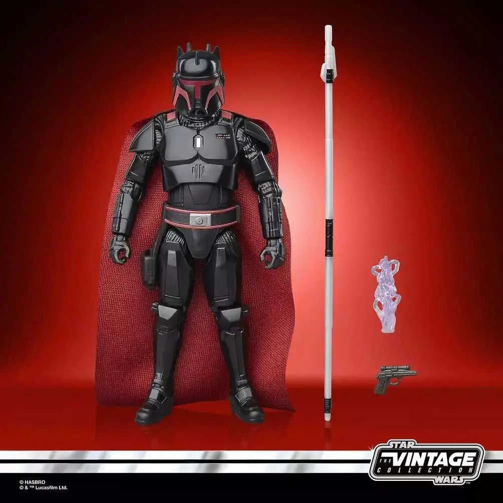 STAR WARS VINTAGE MANDALORIAN MOFF GIDEON DARK TROOPER ARMOR ACTION FIGURE HASBRO