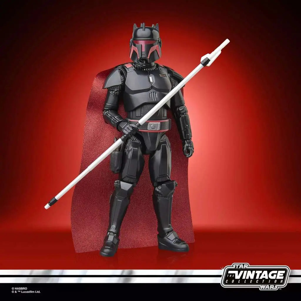 STAR WARS VINTAGE MANDALORIAN MOFF GIDEON DARK TROOPER ARMOR ACTION FIGURE HASBRO