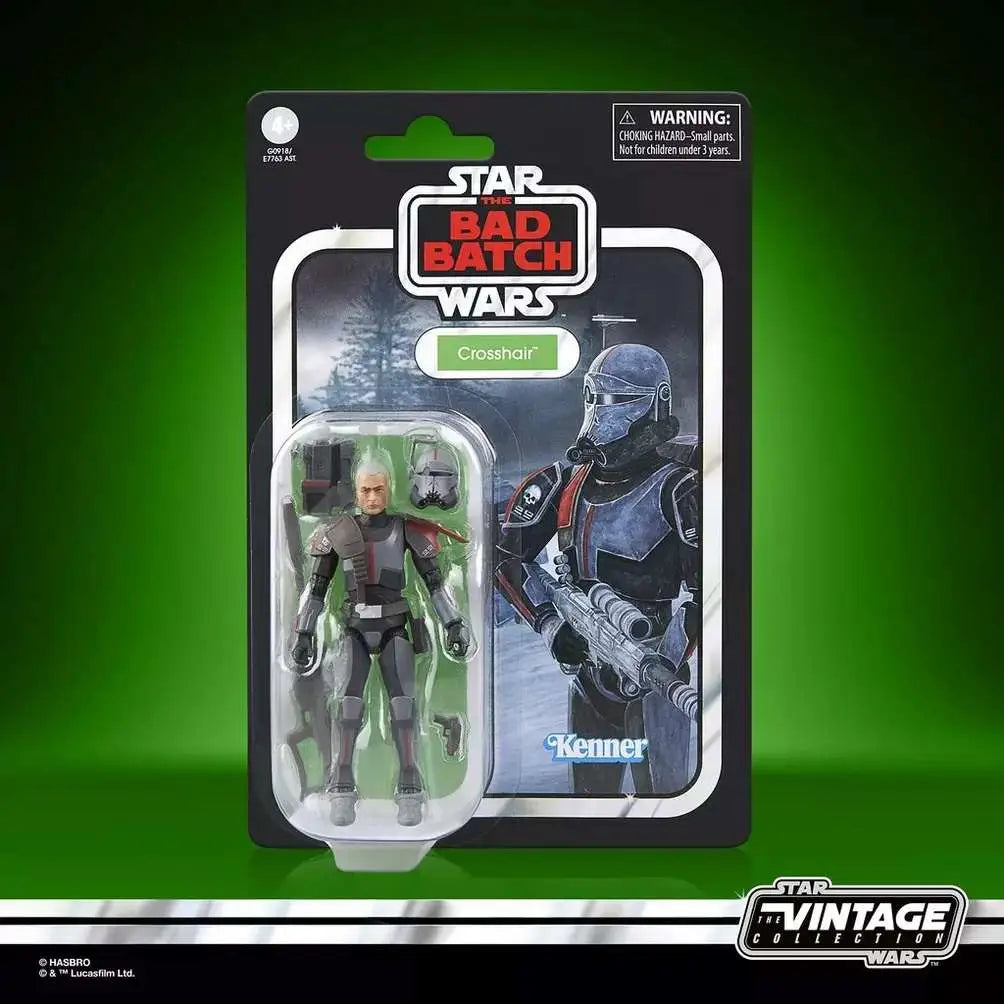 STAR WARS VINTAGE BAD BATCH CROSSHAIR ACTION FIGURE HASBRO