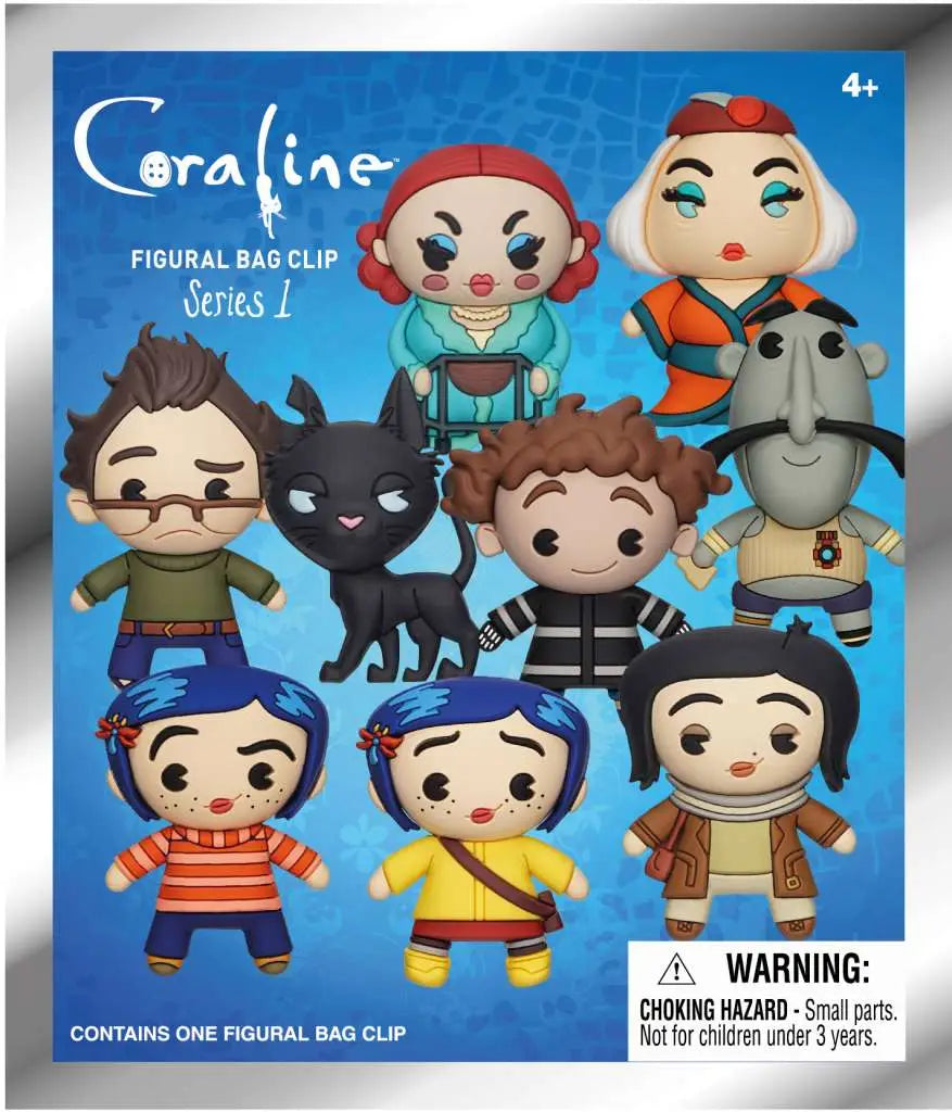 CORALINE SERIES1 BAG CLIP BLIND BOX DISPLAY 24 MONOGRAM