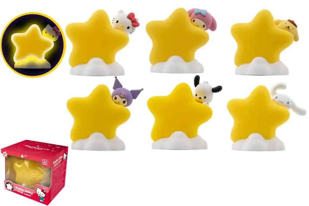 HELLO KITTY STAR LIGHT BEDSIDE LIGHT DISPLAY 12 YuMe