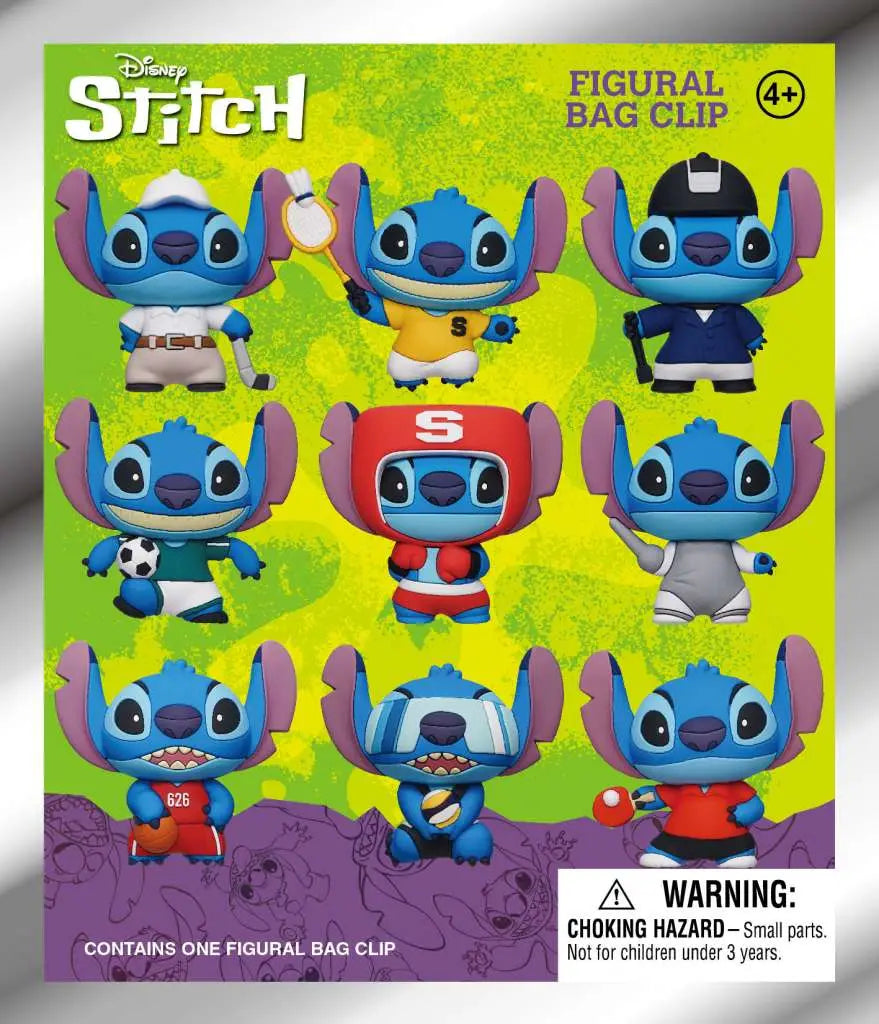 STITCH SPORT BAG CLIP BLIND BOX DISPLAY 24 MONOGRAM