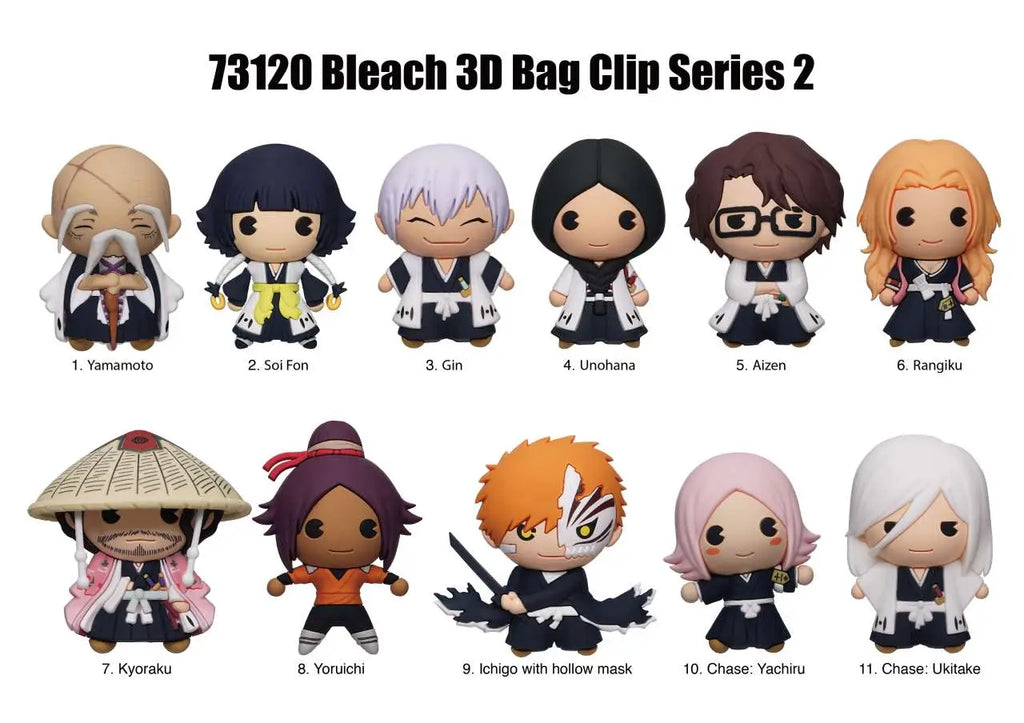BLEACH S2 BAG CLIP BLIND BOX DISPLAY 24 MONOGRAM