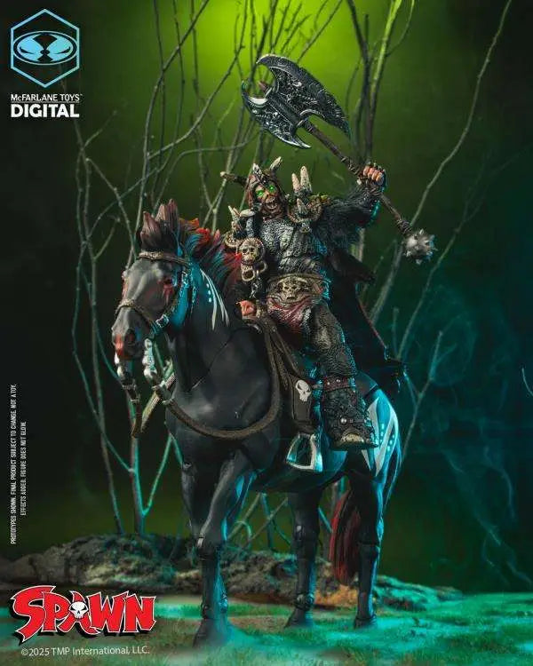 SPAWN: THE DARK AGES SPAWN THE BLOODAXE WITH HORSE AF TWO-PACK McFARLANE TOYS 2025