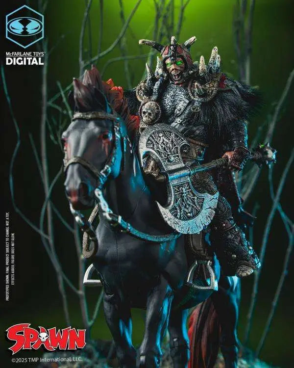 SPAWN: THE DARK AGES SPAWN THE BLOODAXE WITH HORSE AF TWO-PACK McFARLANE TOYS 2025