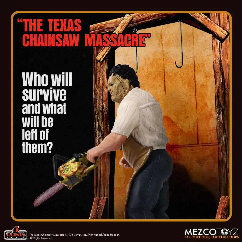 5 POINTS TEXAS CHAINSAW MASSACRE 1974 LEATHERFACE MEZCO TOYS