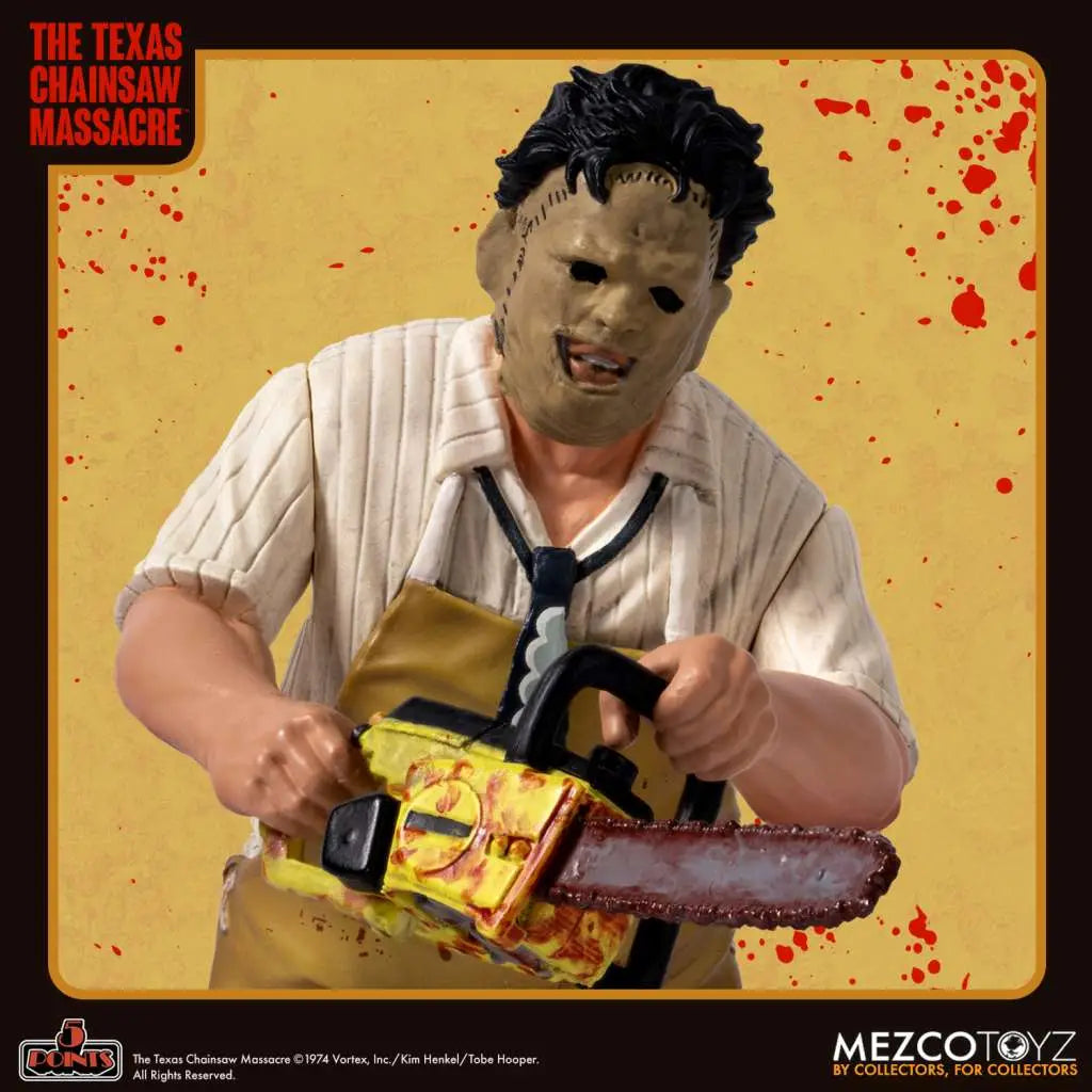 5 POINTS TEXAS CHAINSAW MASSACRE 1974 LEATHERFACE MEZCO TOYS