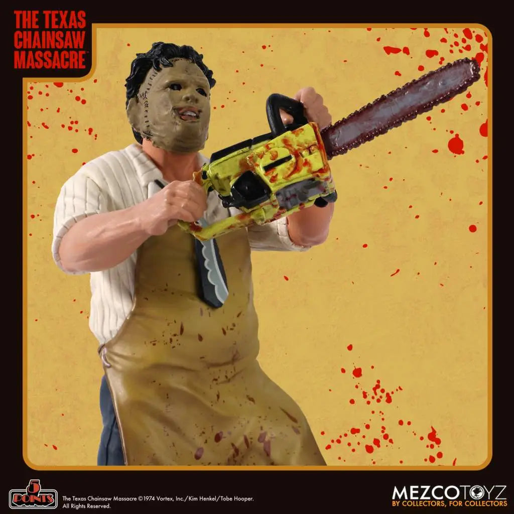 5 POINTS TEXAS CHAINSAW MASSACRE 1974 LEATHERFACE MEZCO TOYS