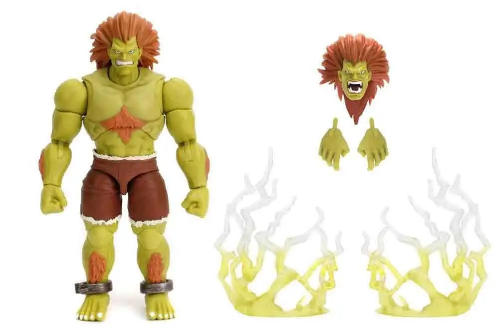 STREET FIGHTER 2 BLANKA DE LUXE ACTION FIGURE SCALE 1 12 Jada Toys