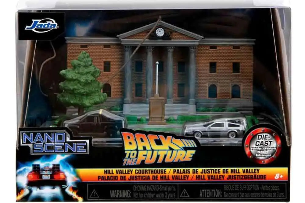 BACK TO THE FUTURE CLOCK TOWER DIORAMA NANO SCENE Jada Toys
