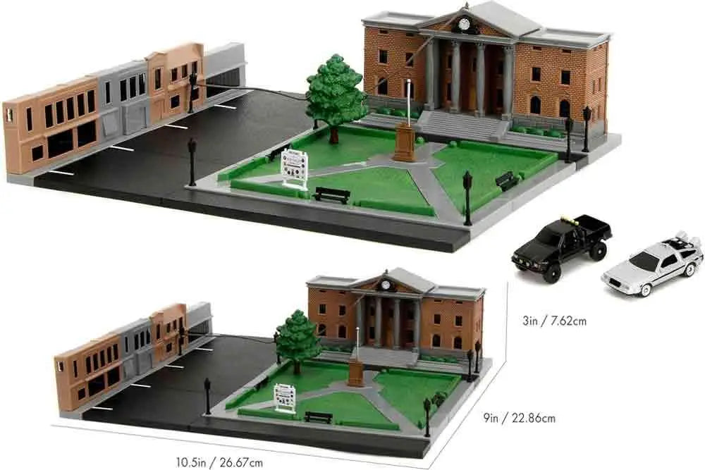 BACK TO THE FUTURE CLOCK TOWER DIORAMA NANO SCENE Jada Toys
