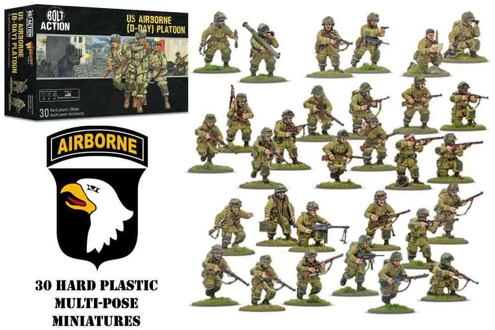 US AIRBORNE D DAY PLATOON WARLORD GAMES