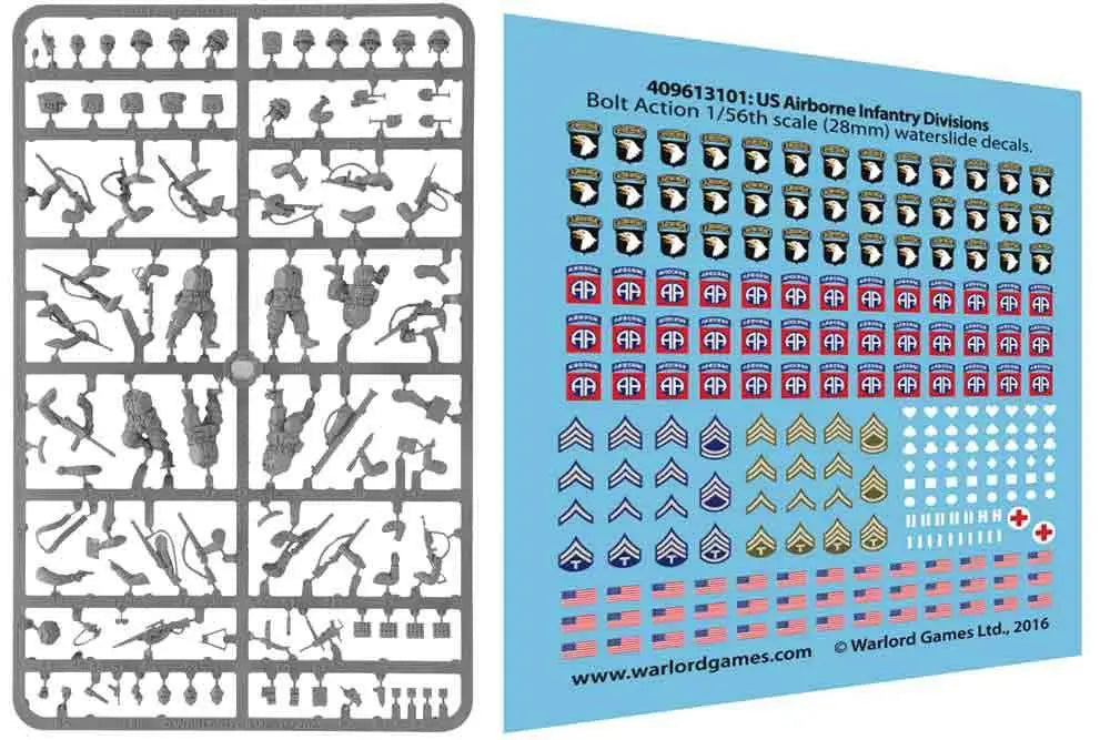 US AIRBORNE D DAY PLATOON WARLORD GAMES