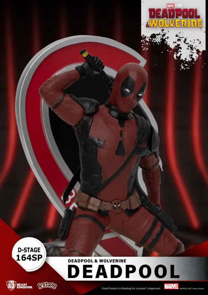 D STAGE DEADPOOL & WOLVERINE DEADPOOL + HEADPOOL SPECIAL ED BEAST KINGDOM