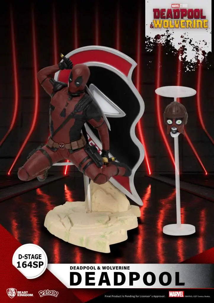 D STAGE DEADPOOL & WOLVERINE DEADPOOL + HEADPOOL SPECIAL ED BEAST KINGDOM