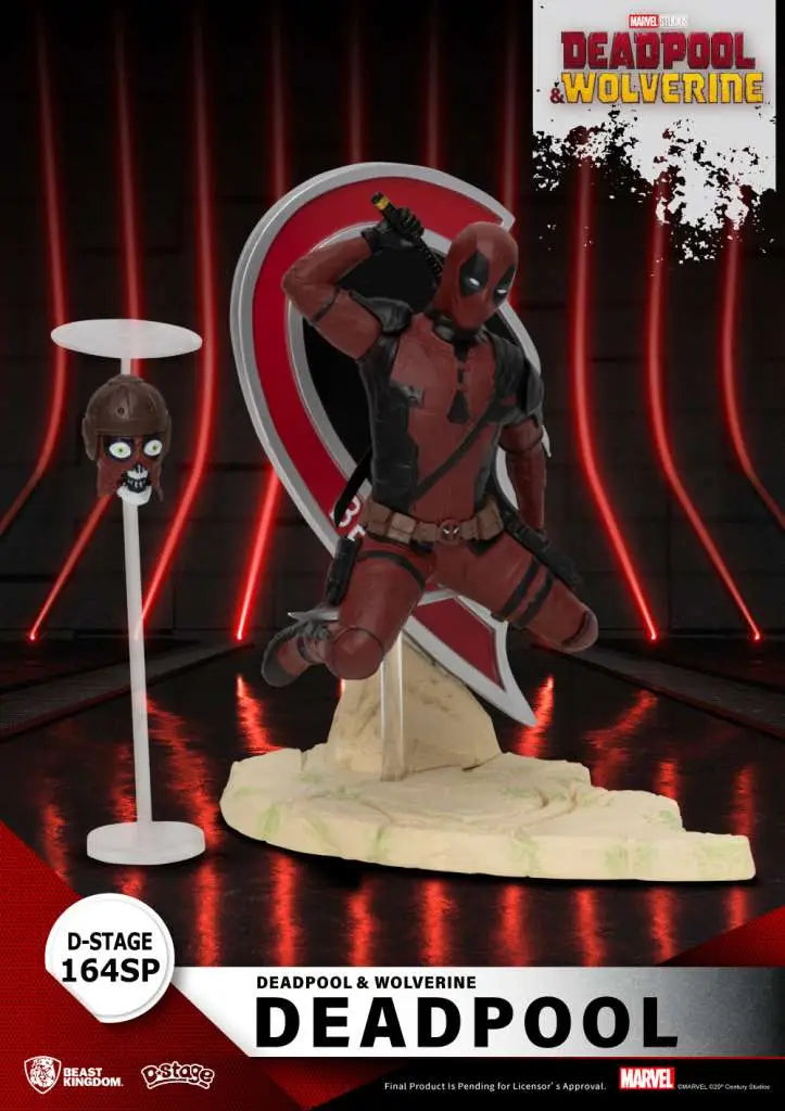 D STAGE DEADPOOL & WOLVERINE DEADPOOL + HEADPOOL SPECIAL ED BEAST KINGDOM