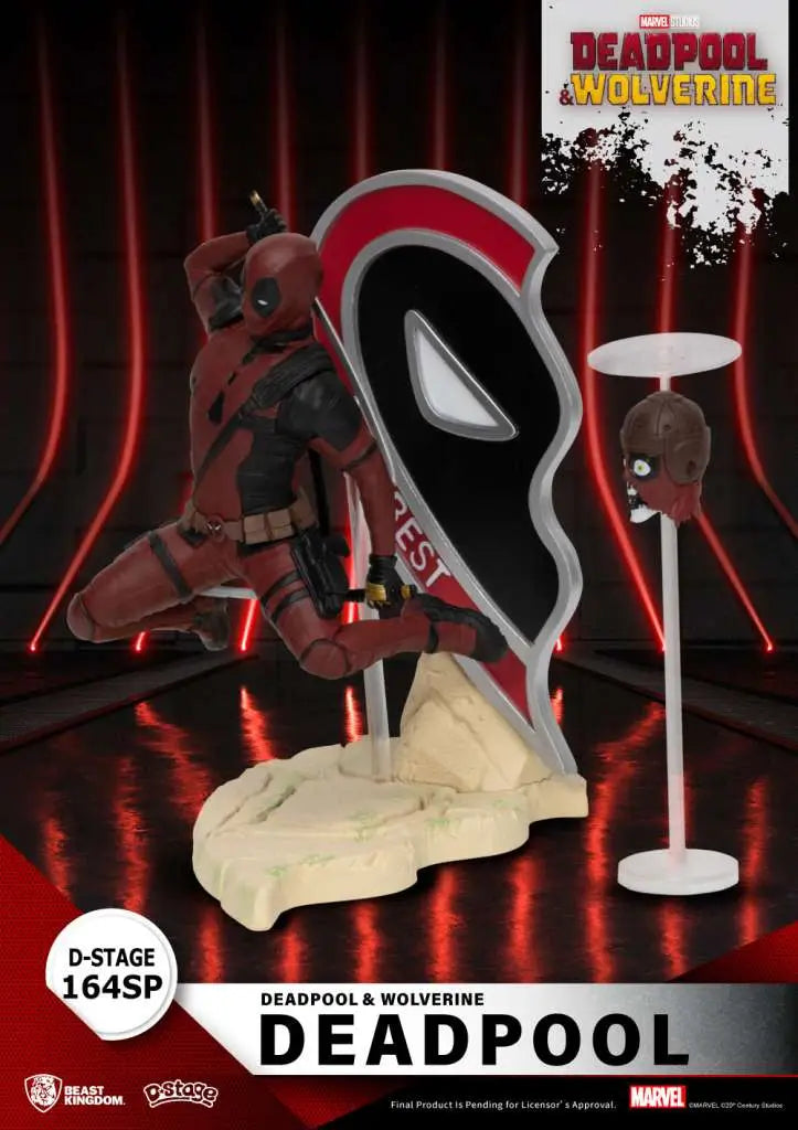 D STAGE DEADPOOL & WOLVERINE DEADPOOL + HEADPOOL SPECIAL ED BEAST KINGDOM