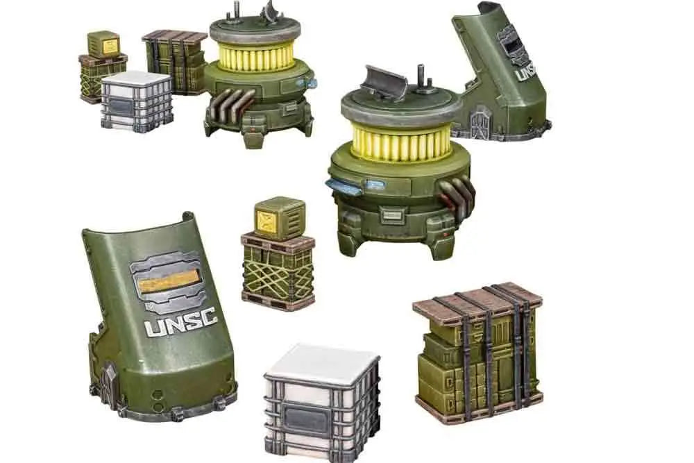 HALO FLASHPOINT UNSC SCENERY SET MANTIC