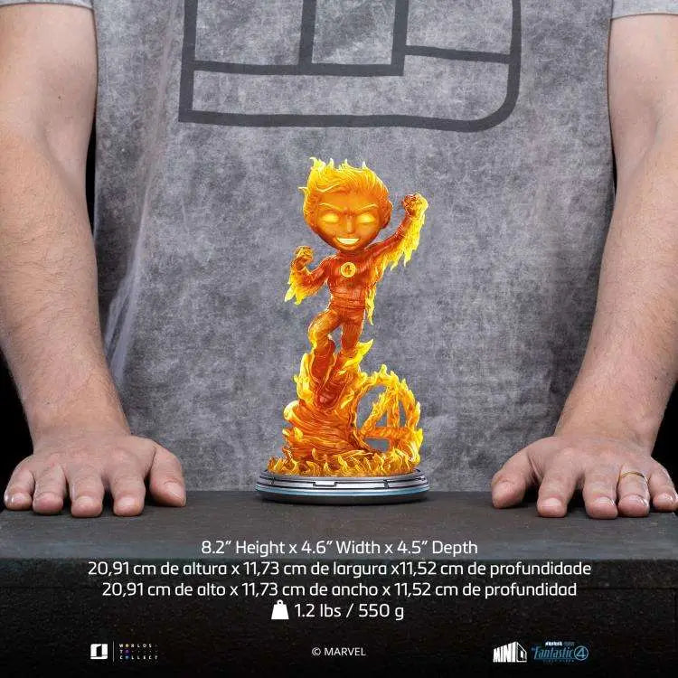 FANTASTIC FOUR FIRST STEPS HUMAN TORCH MINICO IRON STUDIOS