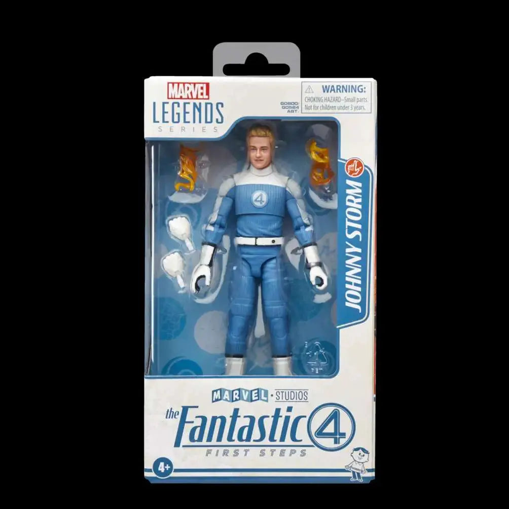 MARVEL LEGENDS FANTASTIC FOUR FIRST STEPS JOHNNY STORM ACTION FIGURE HASBRO