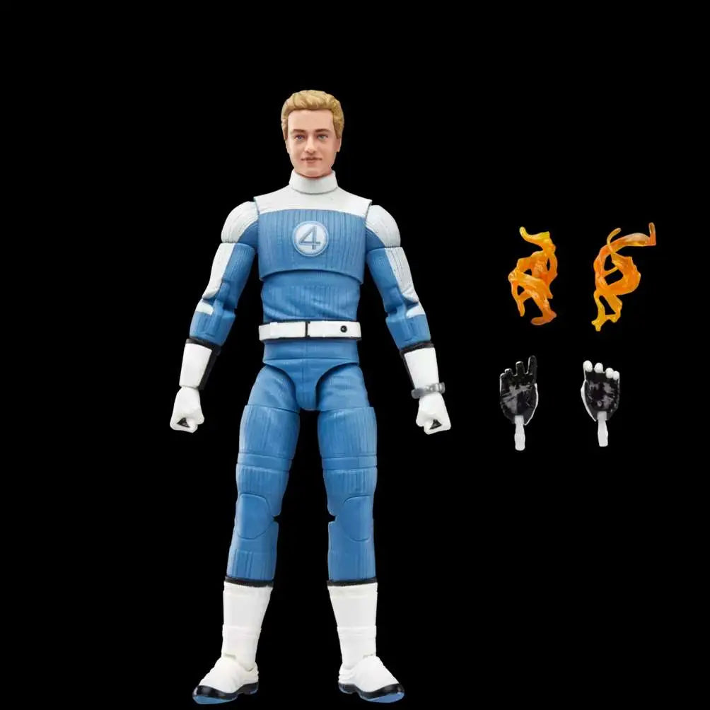 MARVEL LEGENDS FANTASTIC FOUR FIRST STEPS JOHNNY STORM ACTION FIGURE HASBRO