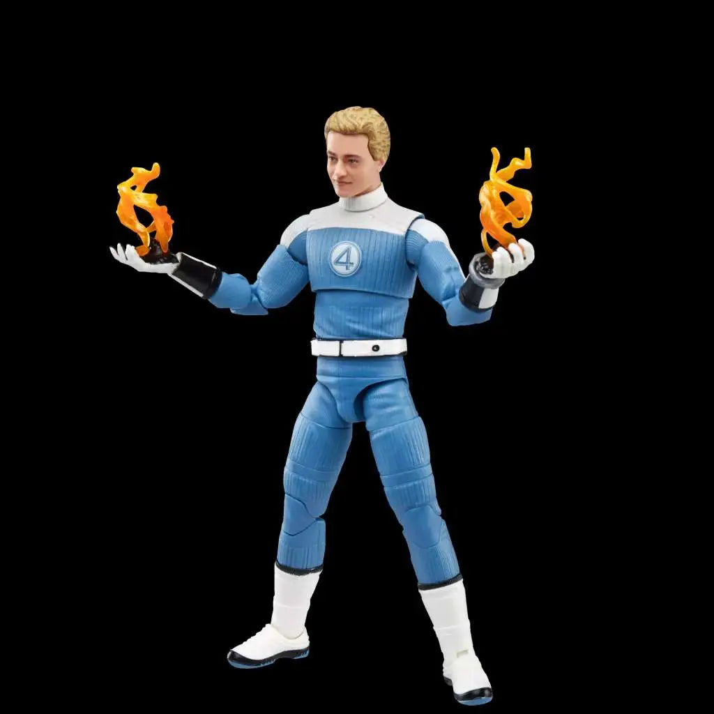 MARVEL LEGENDS FANTASTIC FOUR FIRST STEPS JOHNNY STORM ACTION FIGURE HASBRO
