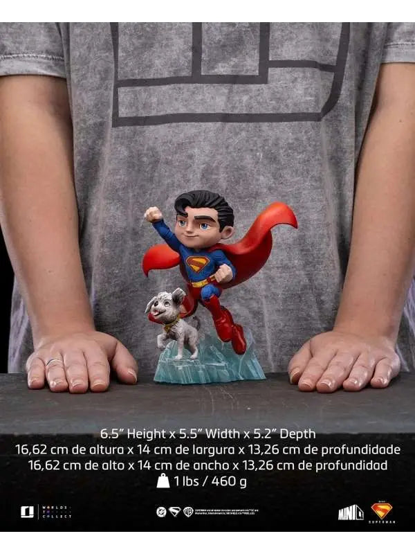 SUPERMAN LEGACY SUPERMAN & KRYPTO MINICO IRON STUDIOS