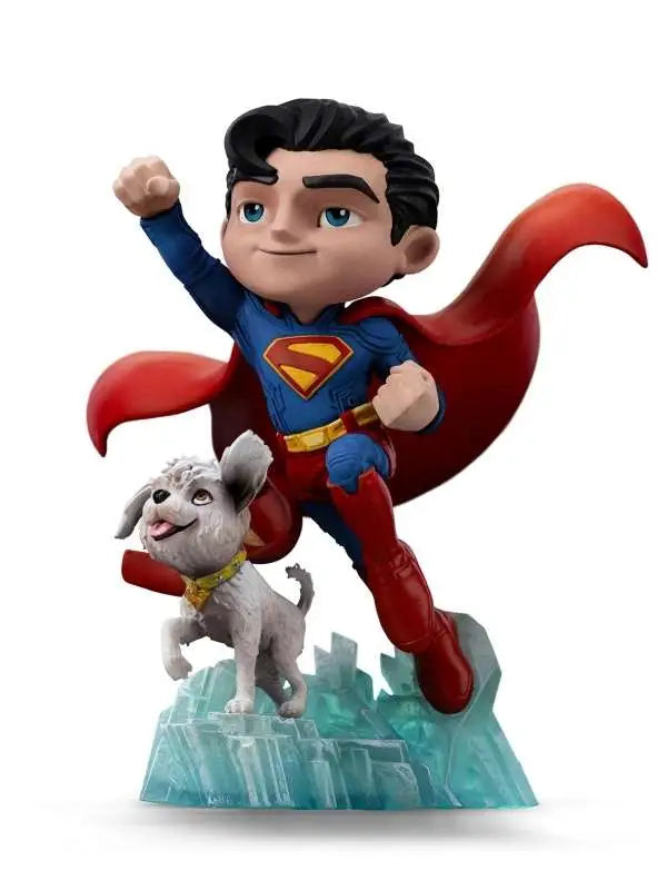 SUPERMAN LEGACY SUPERMAN & KRYPTO MINICO IRON STUDIOS