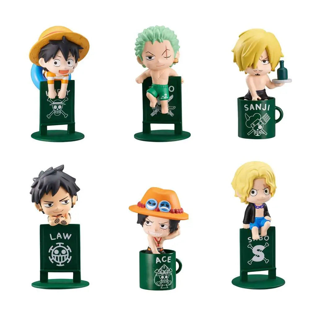 ONE PIECE OCHATOMO SERIES PIRATES VACANCE DISPLAY 8 MEGAHOUSE