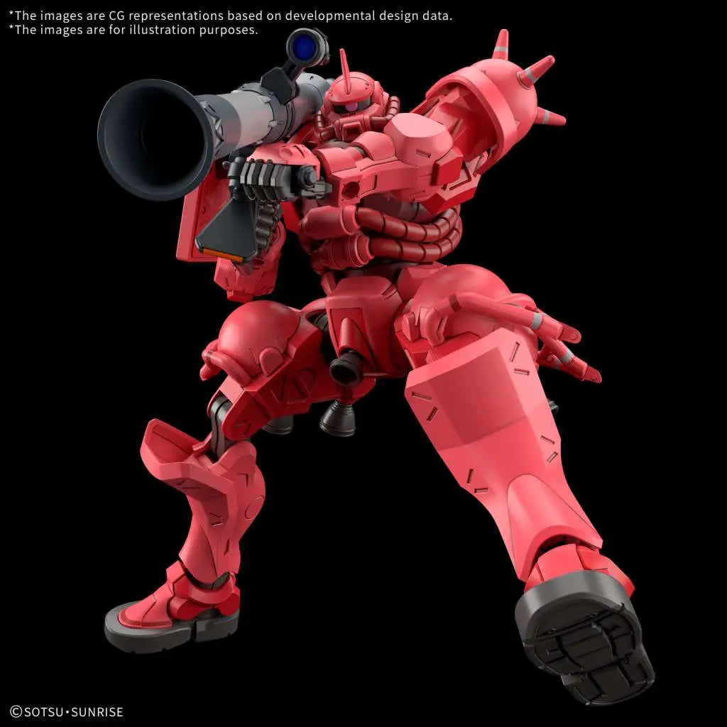 HG ZAKU CHAR GQ 1/144 Bandai