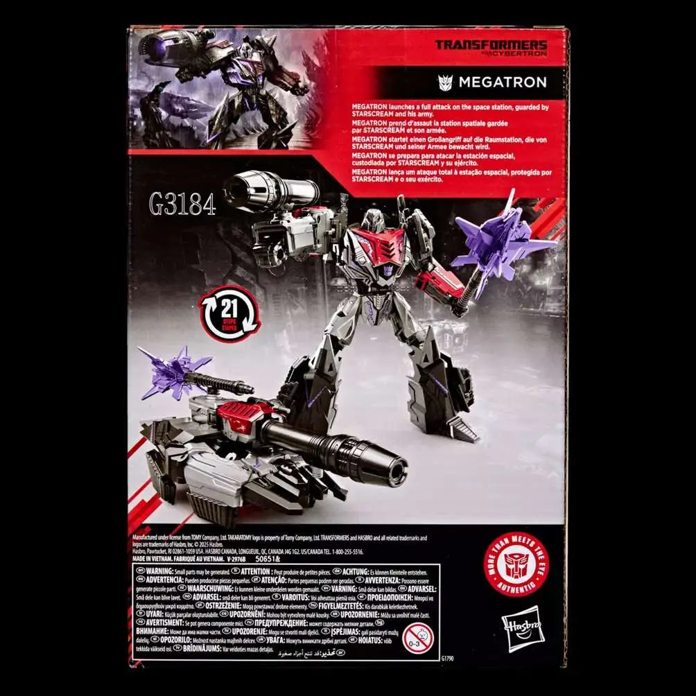 TRANSFORMERS STUDIO SERIE WAR FOR CYBERTRON MEGATRON ACTION FIGURE HASBRO