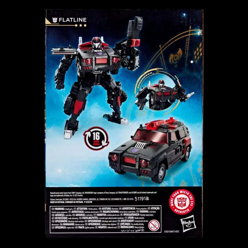 TRANSFORMERS GENERATION AGE OF THE PRIMES FLATLINE ACTION FIGURE HASBRO