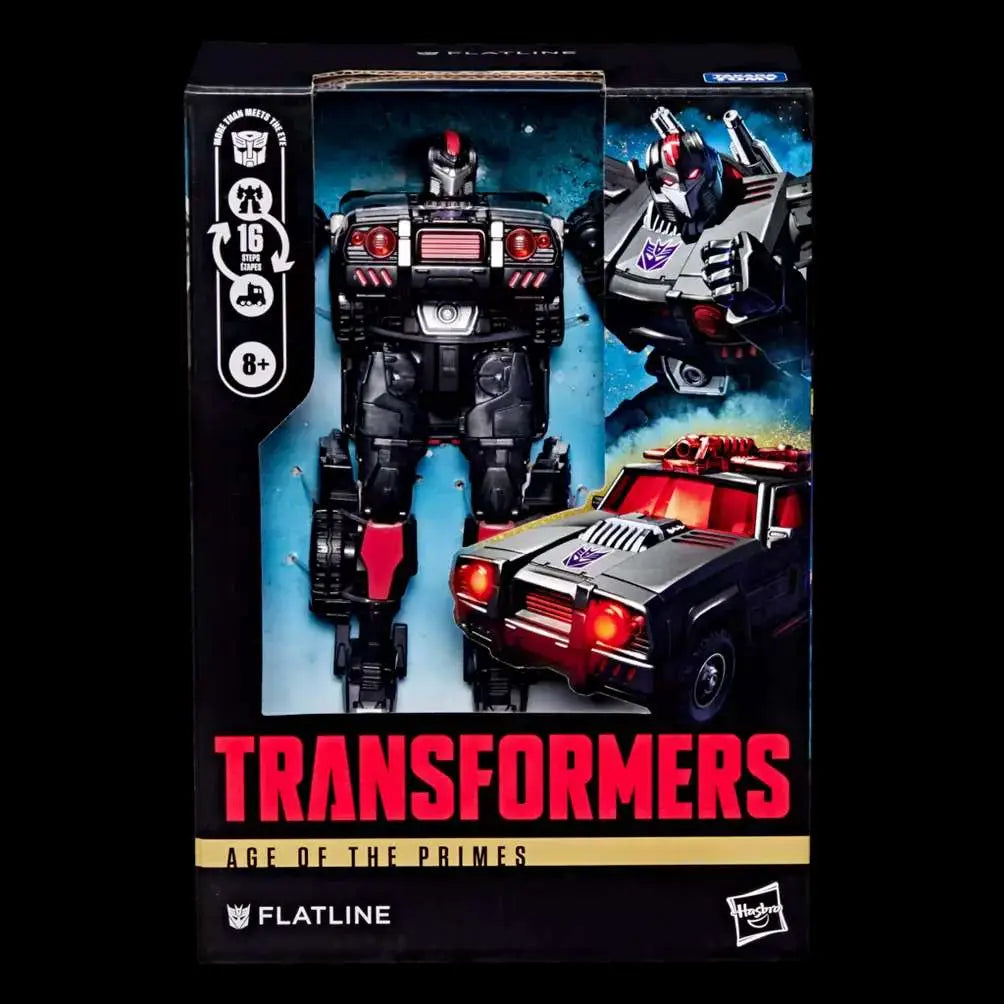 TRANSFORMERS GENERATION AGE OF THE PRIMES FLATLINE ACTION FIGURE HASBRO