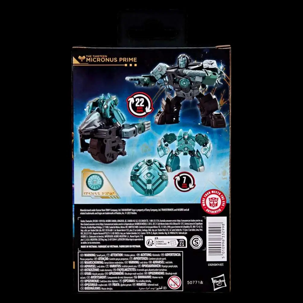 TRANSFORMERS GENERATION AGE OF THE PRIMES MICRONUS ACTION FIGURE HASBRO