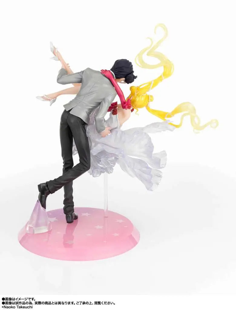 SAILOR MOON USAGI & TUXEDO MASK MOONLIGHT GLOW ED FIGUARTS ZERO CHOUETTE BANDAI